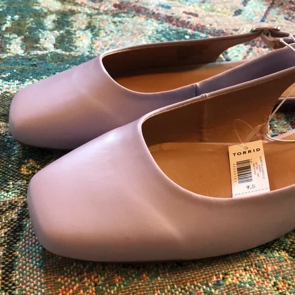 Torrid Squared Toe Slingback Flat (WW) - Picture 4 of 11